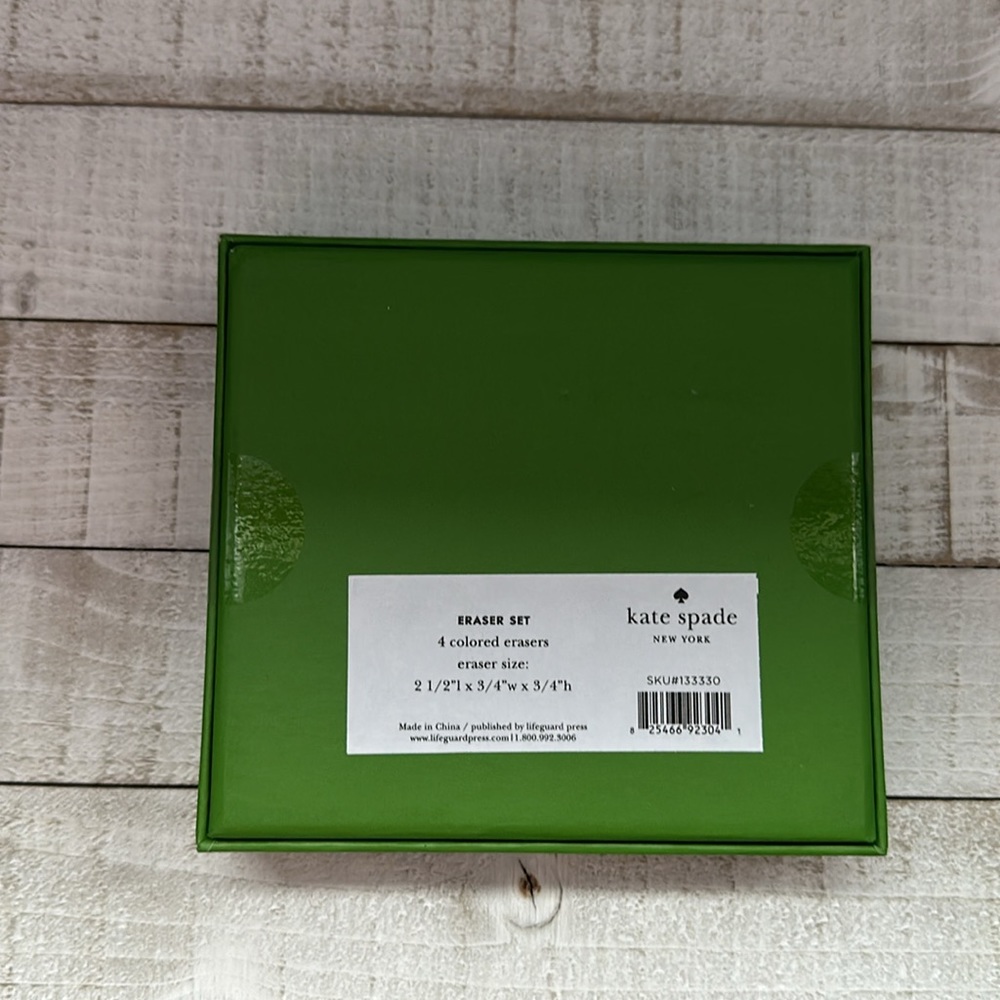 NIB Kate spade colored erasers set - Picture 6 of 7